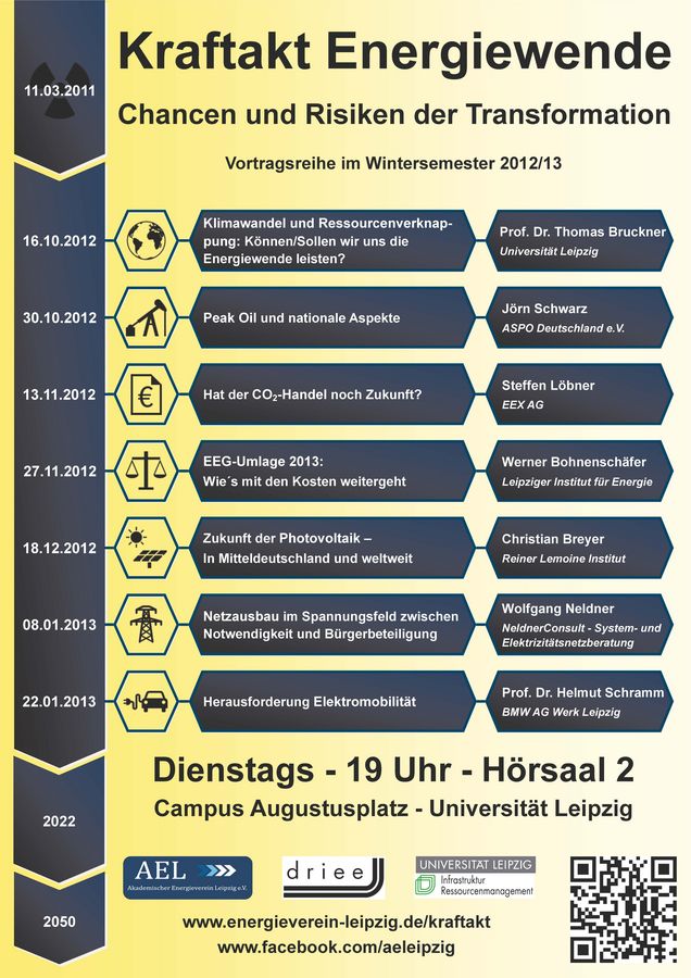 enlarge the image: Poster vom Kraftakt Energiewende WS 2012/13