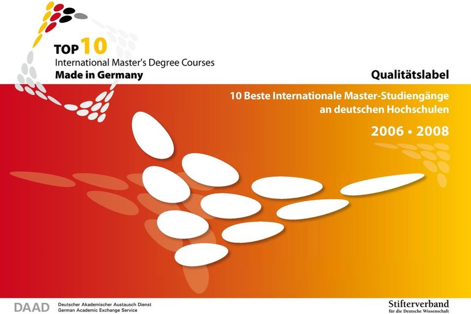 Quality Label for the Top 10 International Master Study Programmes in German Universities, Photo: SEPT