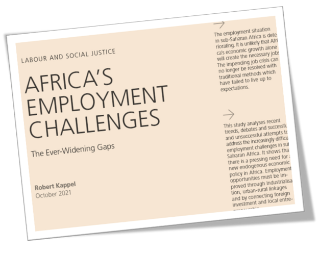 AFRICA’S EMPLOYMENT CHALLENGES, Picture: Friedrich-Ebert-Foundation