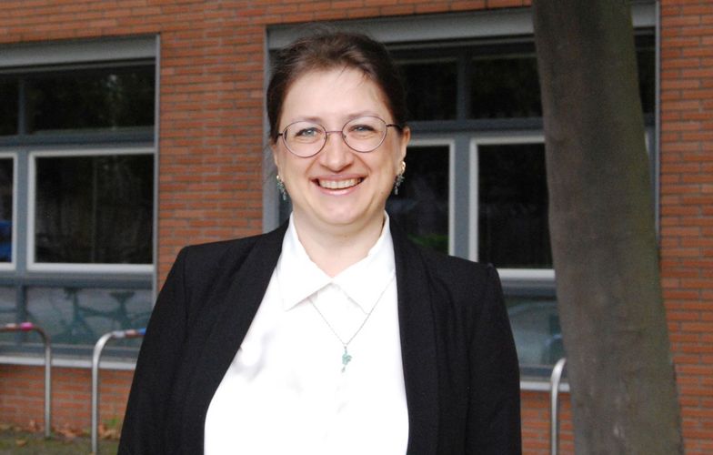 Dr. habil. Anna Gaidash an der Universität Leipzig.