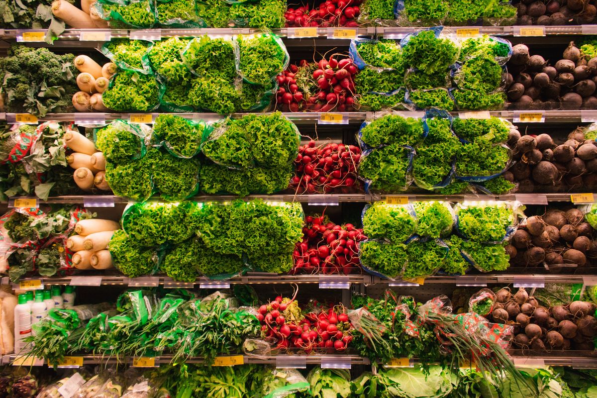 enlarge the image: A picture containing a fresh food shelf