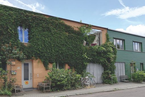 Reihenhaussiedlung in Connewitz. Quelle: Die Autorinnen und Autoren