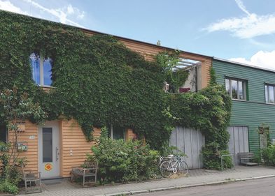 Reihenhaussiedlung in Connewitz. Quelle: Die Autorinnen und Autoren