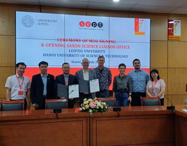 enlarge the image: At the concept presentation of the Saxon Science Liaison Office in Hanoi, photo: SEPT Competence Center
