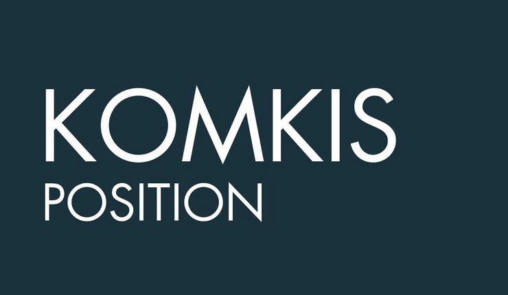 Textausschnitt Logo KOMKIS Position