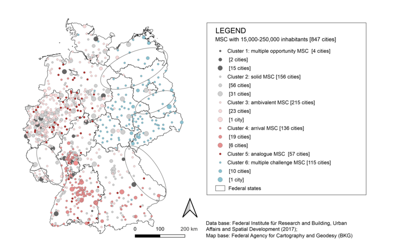 Mapping framework conditions for societal participation of immigrants - a cluster analysis of medium-sized cities in Germany