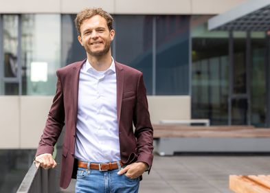 Juniorprofessor Dr. Martin Hänsel, Foto: Swen Reichhold Auf dem Bild ist Juniorprofessor Dr. Martin Hänsel zu sehen.