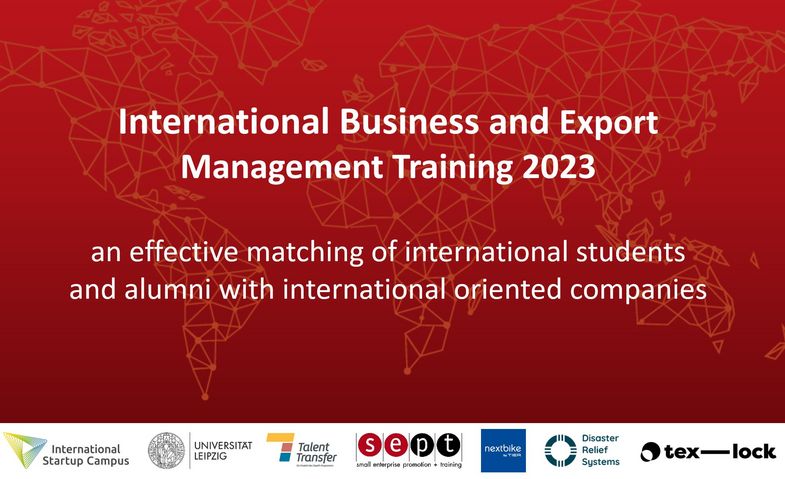  International Business and Export Management Training (EMAT)